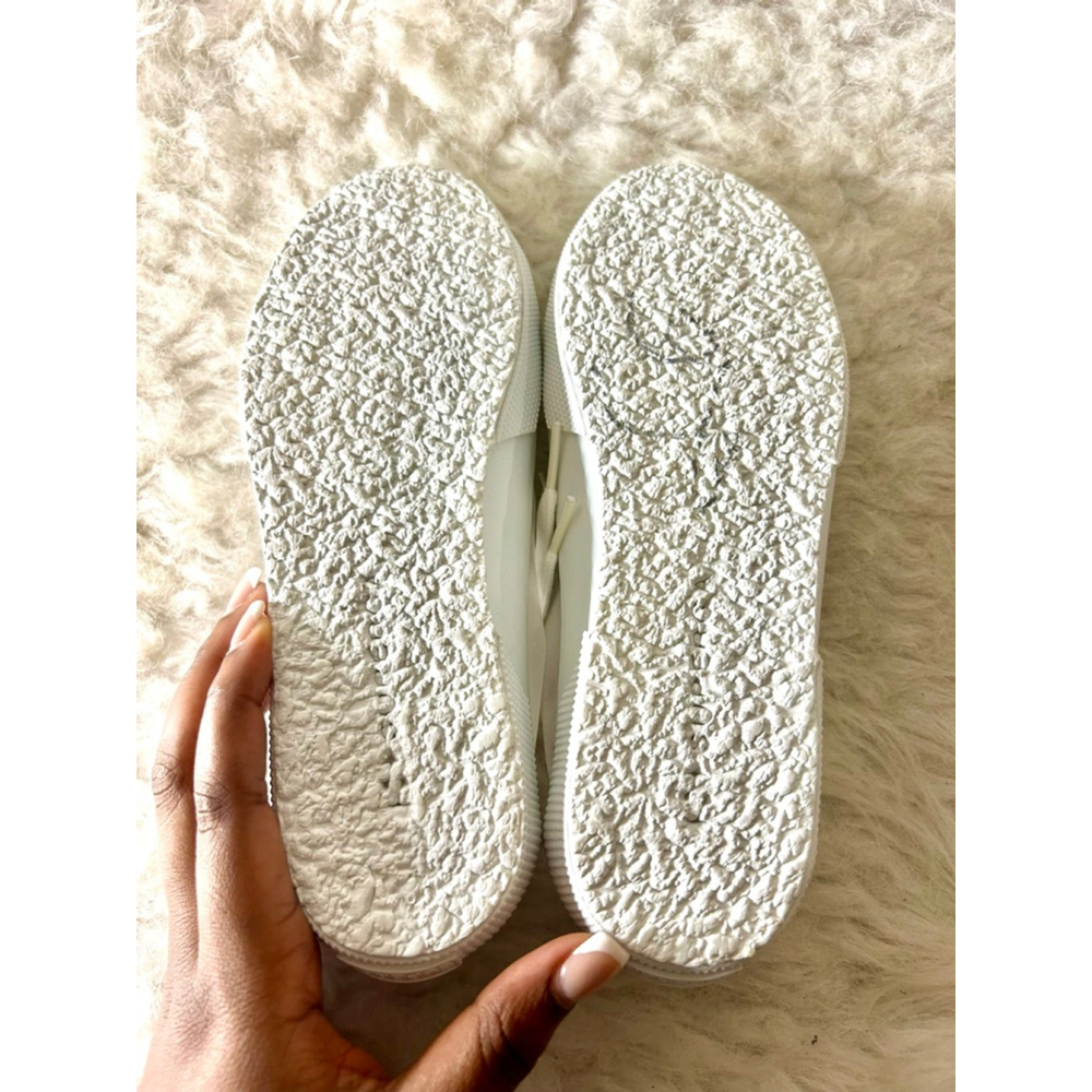 Supers Matte Clear Sneakers Women Size 6.5 - Picture 8 of 9